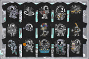 100 Astronaut Cartoon Designs Bundle, an Illustration by roach_graphic (Thumbnail 2 of 16)