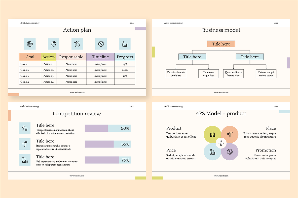 Business Strategy Presentation, a Presentation Template by Hamocreate (Photo 5 of 9)