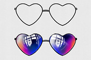 Glasses Stamps Brushes for Procreate, a Brush Add-On by sundrameda (Thumbnail 8 of 13)