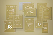 Vintage Wedding Invitation, an Invitation Template by graphicook (Thumbnail 2 of 3)