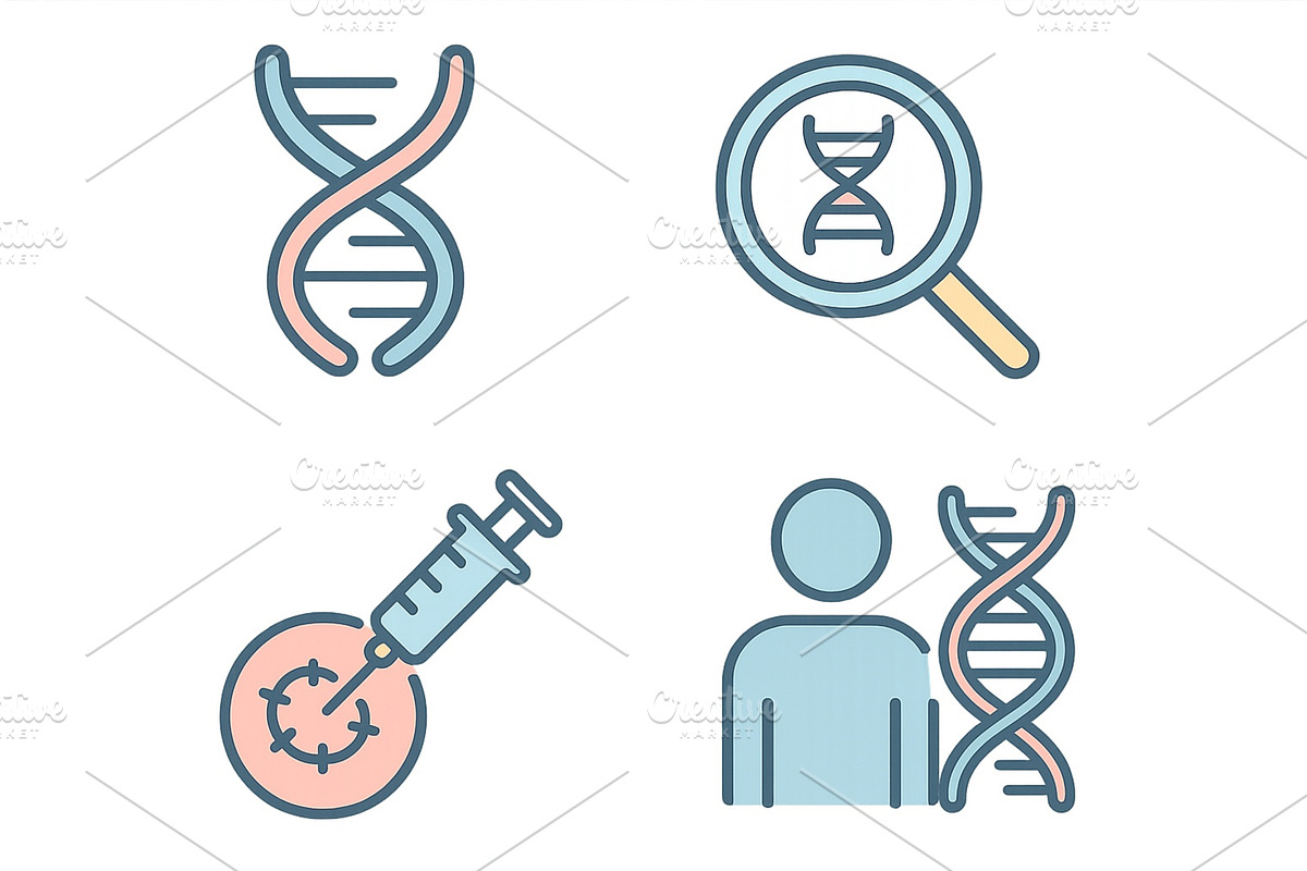 Diverse representations of genetic, an Illustration by ZinetroN