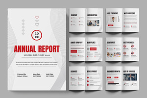 Annual Report, a Brochure Template by ContestDesign