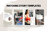Personal Trainer Instagram Templates, a Social Media Template by EliteMatidi (Thumbnail 4 of 9)