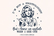 I'm Not A Proctologist PNG, an Illustration by SharpMarketplace (Thumbnail 1 of 9)