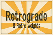 Retrograde, a Font by Alt Foundry (Thumbnail 1 of 7)