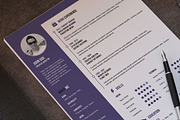 Flat Resume + Cover Letter, a Resume Template by Made by Mancie (Thumbnail 3 of 5)