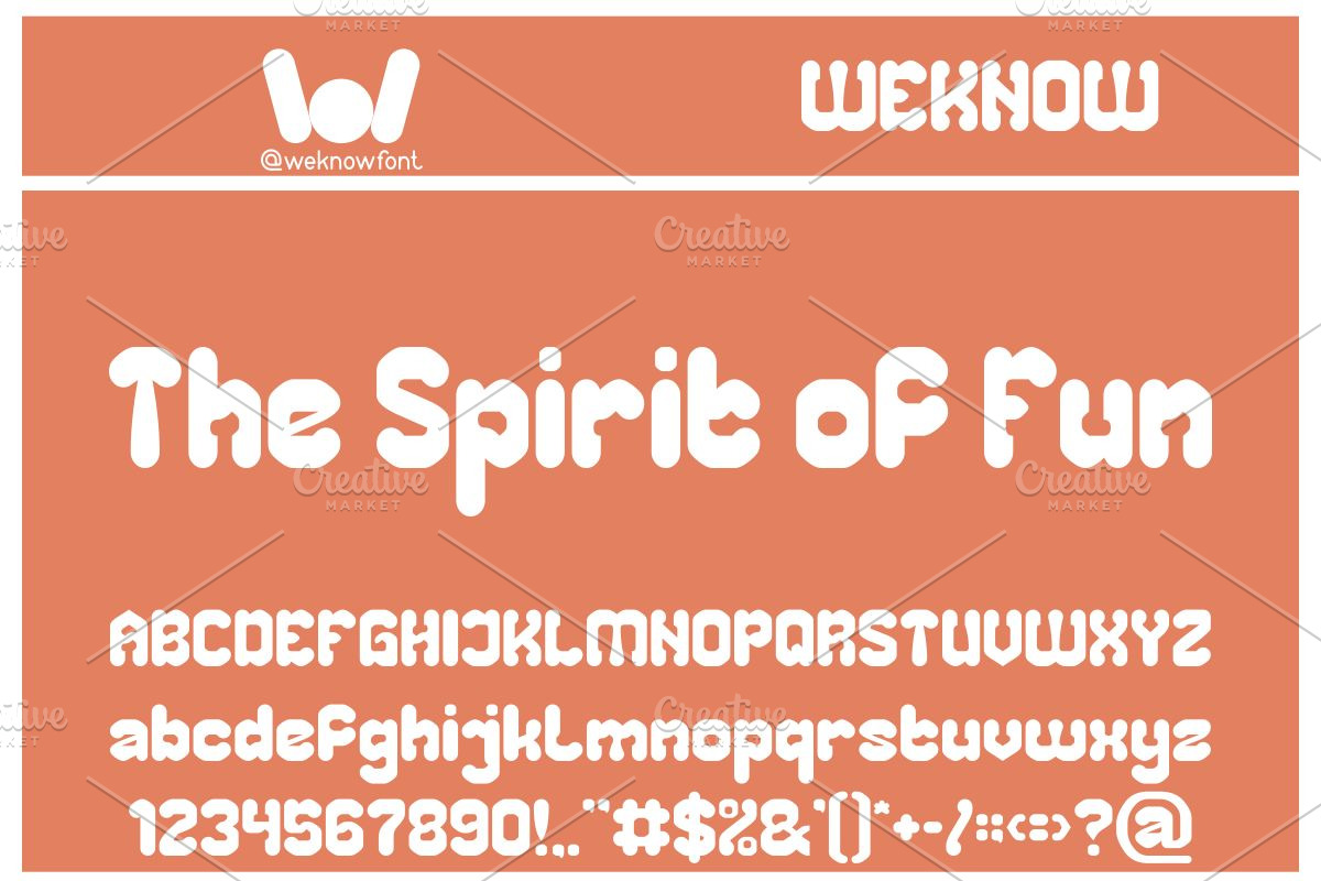 Chubby Tech font, a Font by weknow (Photo 5 of 8)