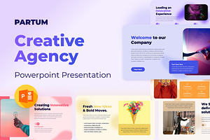 Partum Creative Agency Presentation, a Presentation Template by Premast