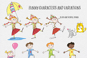 20% OFF Huge Funny Bundle, an Animal Illustration by Eva Katerina (Thumbnail 10 of 16)