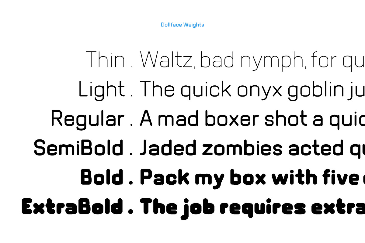 Dollface, a Sans Serif Font by Loudoun Design Co. (Photo 4 of 11)