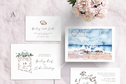 Nautical Beach Wedding Illustrations, a Decorative Illustration by Aquarellina (Thumbnail 5 of 34)