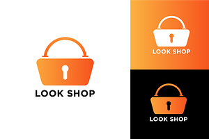 Look Shop Logo Design Featuring Lock, a Branding & Logo Template by zaqilogo