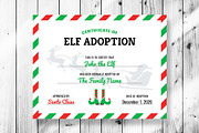Christmas Elf Adoption Certificates, a Card Template by P.F. Creative Lab (Thumbnail 1 of 3)