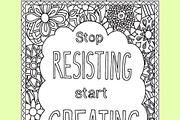 Growth Mindset Coloring & Posters, an Education Illustration by Sourcedigi (Thumbnail 4 of 4)