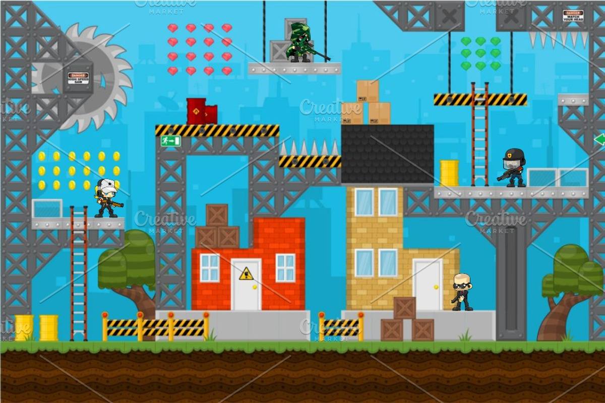 Characters Spritesheet 20, an Illustration by pzUH (Photo 5 of 5)