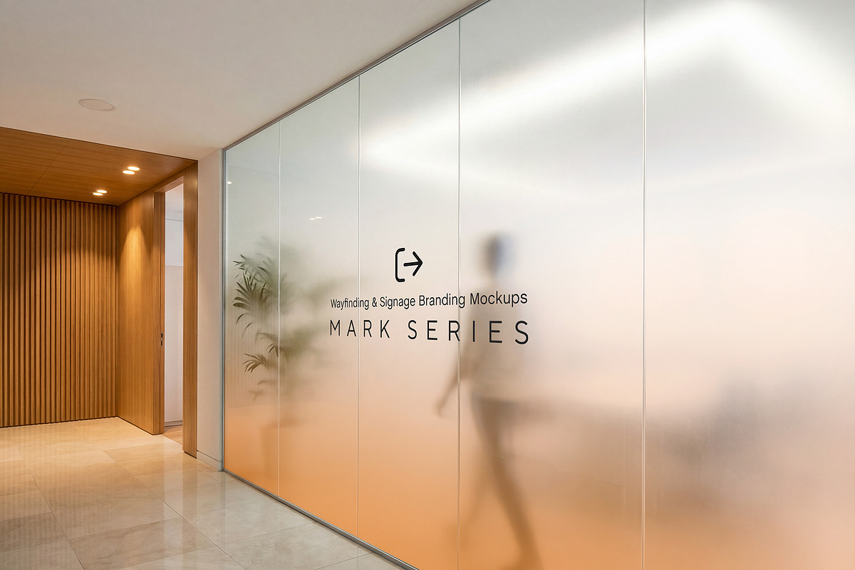 Glass Wall Mockup, an Advertising Mockup by Mockup Cloud (Photo 2 of 2)