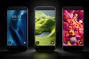 3D Abstract Phone Wallpapers Pack, a Background Graphic by BazziBa♥ (Thumbnail 4 of 8)