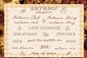 Cottagecore Autumn Club clipart set, a Seasonal Illustration by Cute Atelier (Thumbnail 11 of 12)