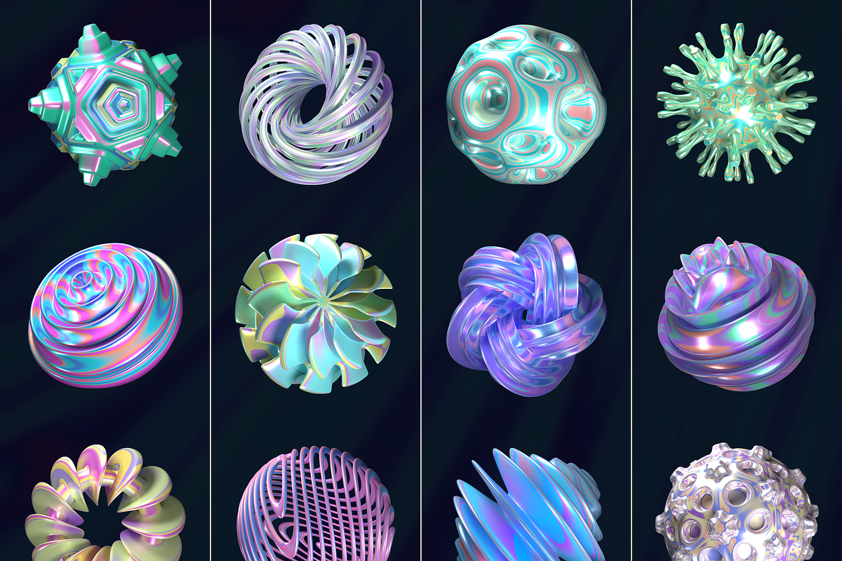 Quirky shapes and gradients, an Object Graphic by Fox's Monday (Photo 6 of 13)