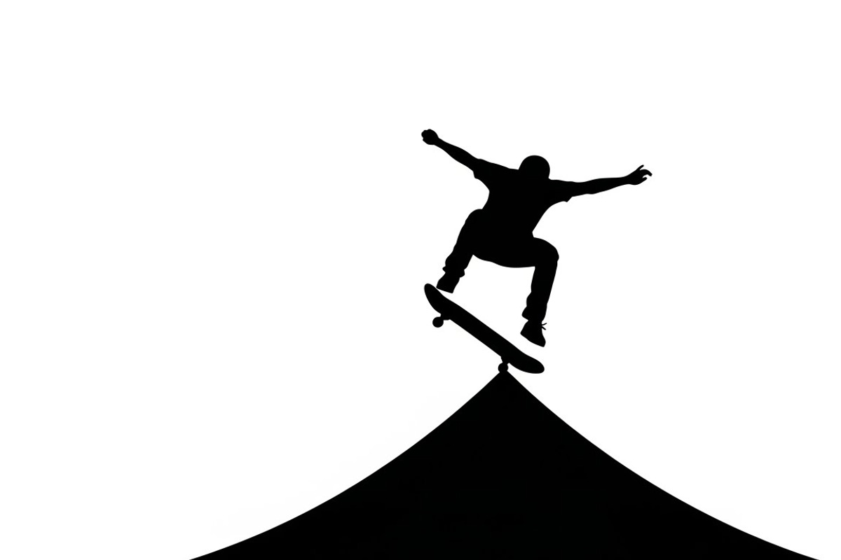 skateboard trick silhouettes showcas, an Illustration by Amazin_art (Photo 6 of 31)