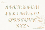 watercolour luxury foliage gold leaf, a Texture Illustration by January Bloom (Thumbnail 12 of 14)