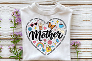 Retro Mothers Day, Mama Heart, Mom, a Seasonal Illustration by Sublimation Artist (Thumbnail 3 of 9)
