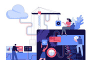 Development and software programming, a Technology Illustration by IcoMaker (Thumbnail 10 of 10)