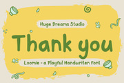 LOOMIE – Expressive Doodle Font, a Script Font by Huge Dream Studio (Thumbnail 8 of 8)