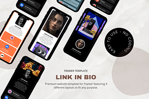 Link In Bio - Framer template