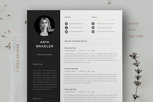 Resume Template Ania