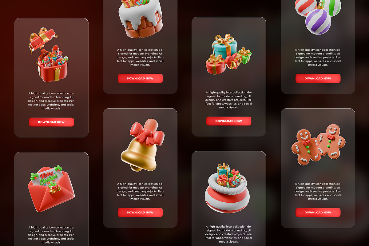 Christmas 3D Icon Pack, an Object Graphic by Artnivora.Std (Photo 4 of 4)