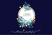 Fall / Autumn flower design set, a Decorative Illustration by MooBeer (Thumbnail 7 of 7)