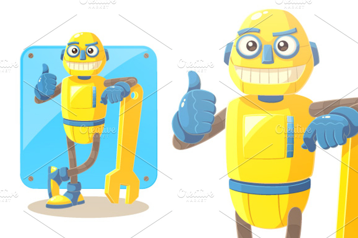 Mechanical Robot, an Illustration by mikailain