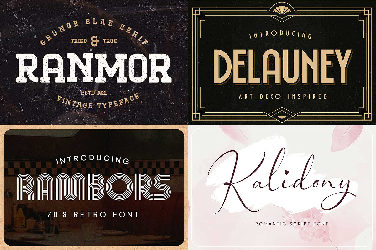 Font Bundle - Year End Sale! 95% OFF, a Font by Arterfak Project (Photo 13 of 16)