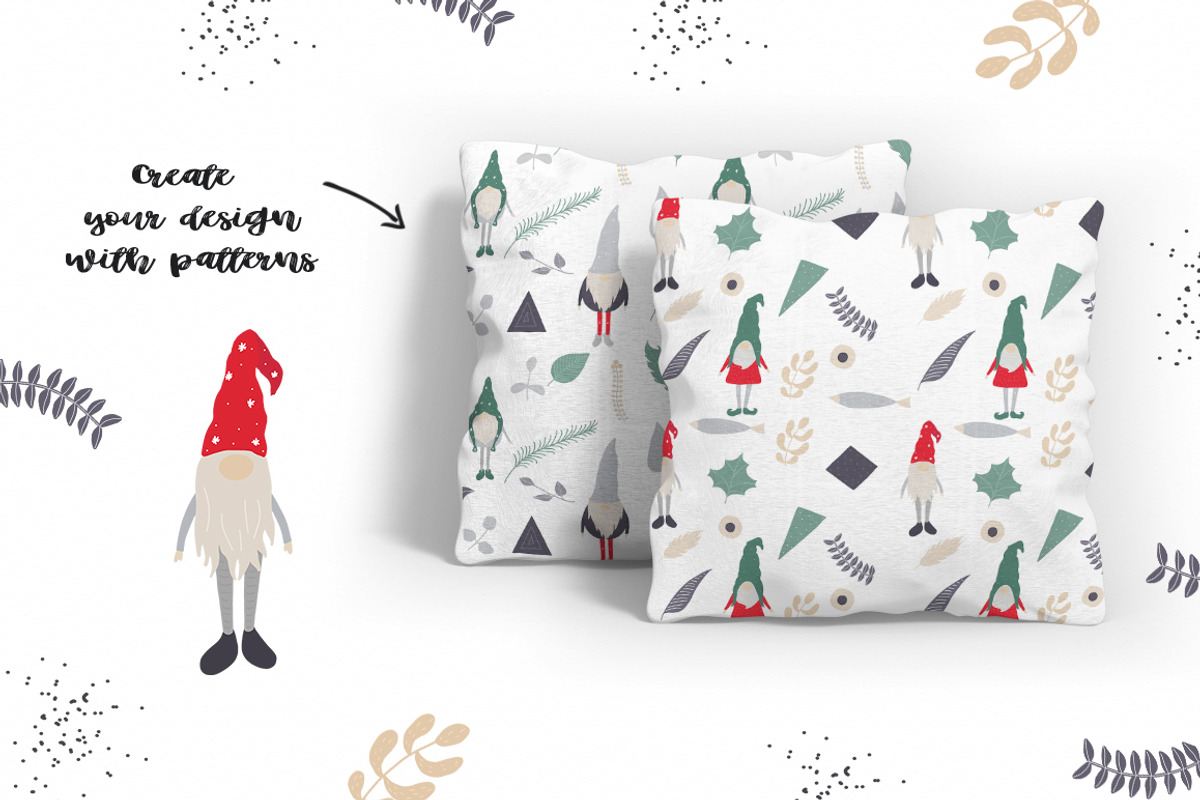 Christmas gnomes, an Animal Illustration by SketchCliparts (Photo 7 of 7)