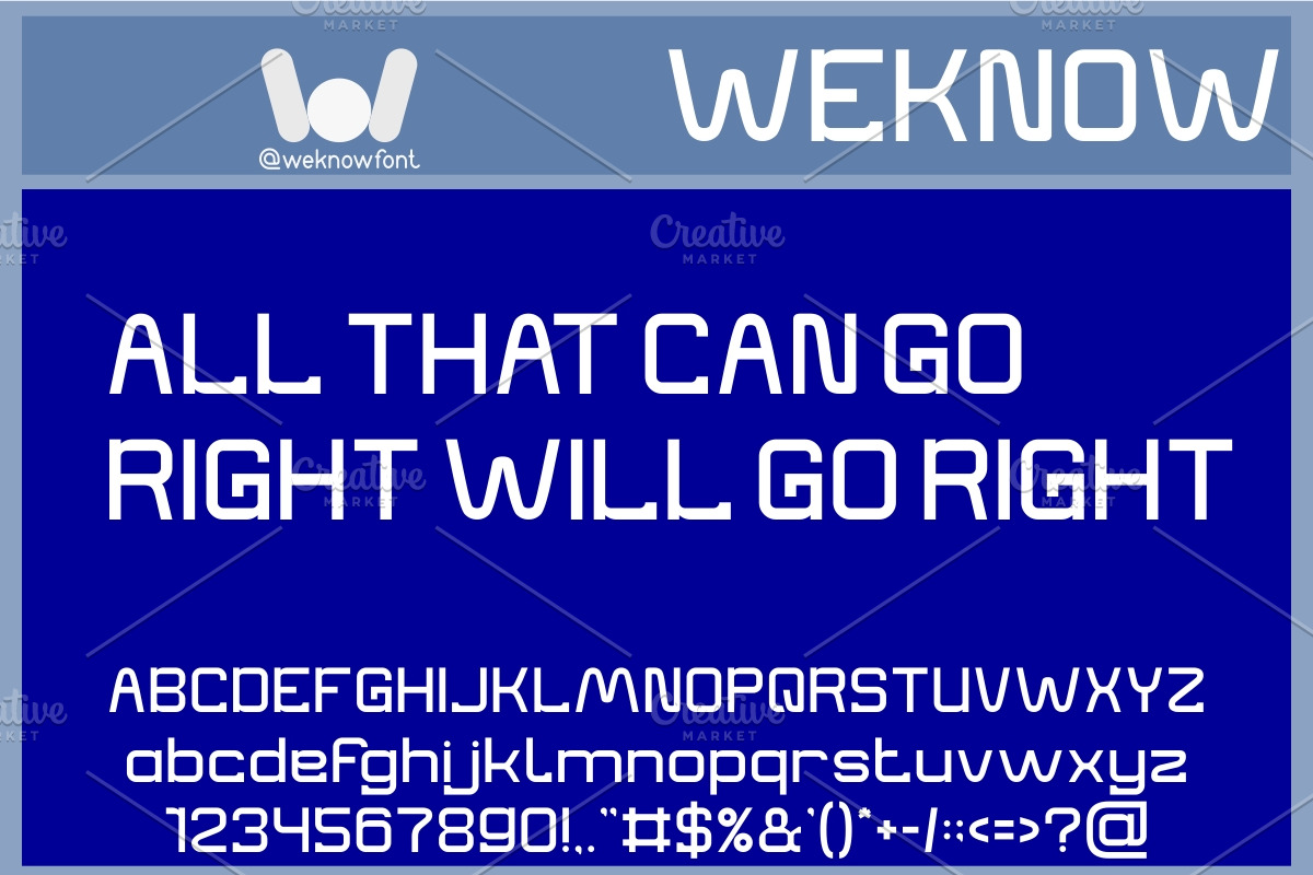 Optical Phenomena font, a Sans Serif Font by weknow (Photo 4 of 8)