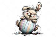 Whimsical Easter Animals Clipart, an Illustration by Craft Nest (Thumbnail 8 of 11)