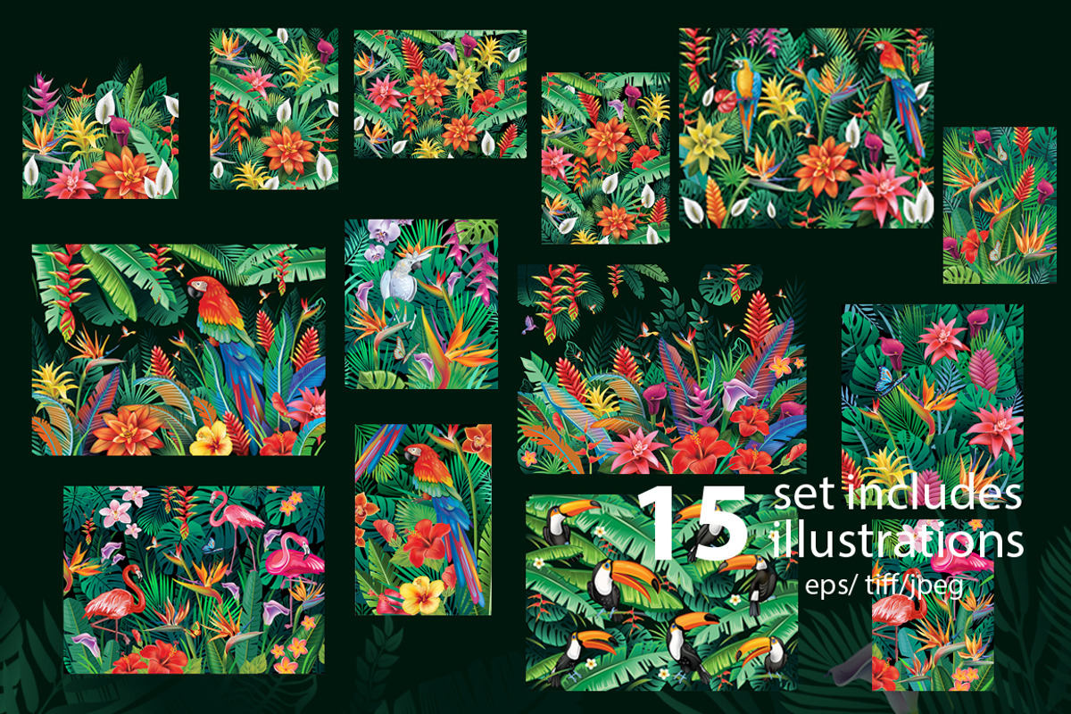 Tropical Paradise, a Decorative Illustration by ViktoriaARTprint (Photo 7 of 8)