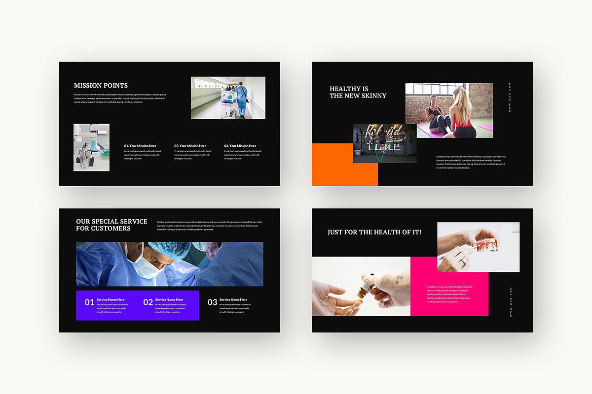 Quo : Health Care Plan Google Slides, a Presentation Template by Punkl Camp (Photo 13 of 16)