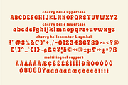 Cherry Belle - Retro Groovy Font, a Handwritten Font by Keithzo (Thumbnail 5 of 5)
