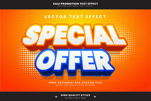 Super Sale Editable Text Effect