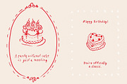Vintage Lambeth Cakes & Frames, an Object Graphic by PaperJamLab (Thumbnail 11 of 11)