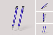 Pen Mockup, a Pens & Pencil Mockup by Pikachudesign (Thumbnail 1 of 4)