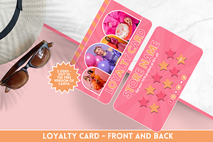 Cute Loyalty Card - Edit In Canva