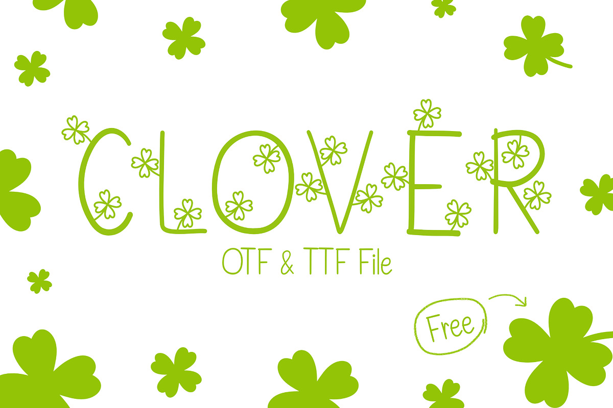 Clover Font, a Handwritten Font by LivelyAutumn11.11 (Photo 1 of 4)
