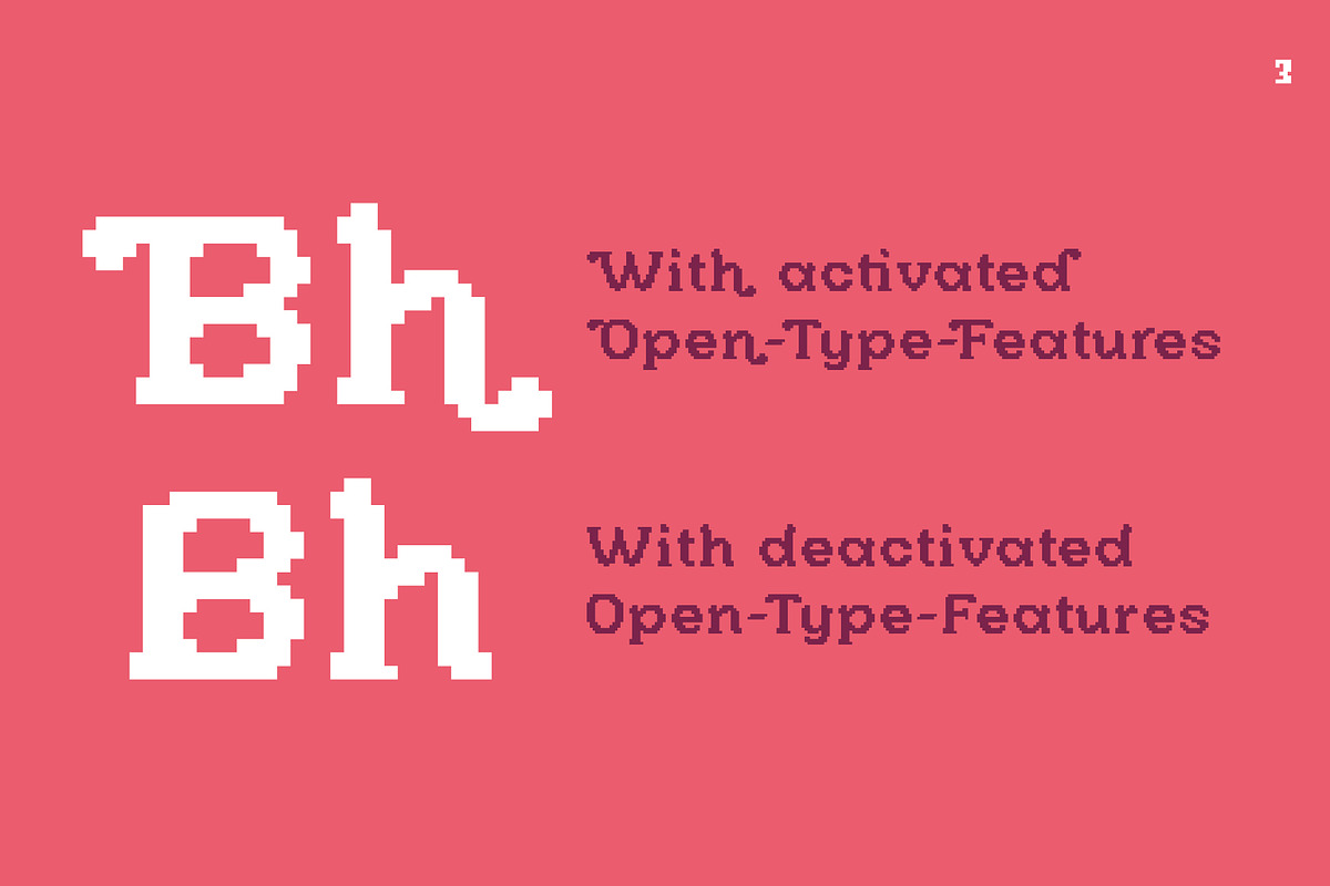 Strek – Pixel Font, a Sans Serif Font by Max Glimm Type (Photo 3 of 11)