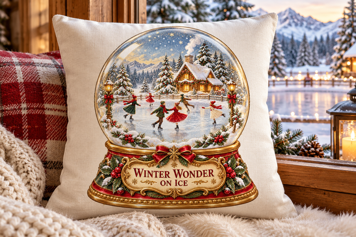 Vintage Winter Skating Clipart Set, an Object Graphic by Colorsfav (Photo 6 of 7)