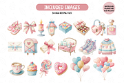 Pastel Teddy Bears Clipart Bundle, an Illustration by TatiMockup (Thumbnail 4 of 6)