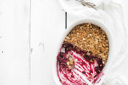 Healthy breakfast stock photo containing yogurt and natural, a Food & Drink Photo by Foxys