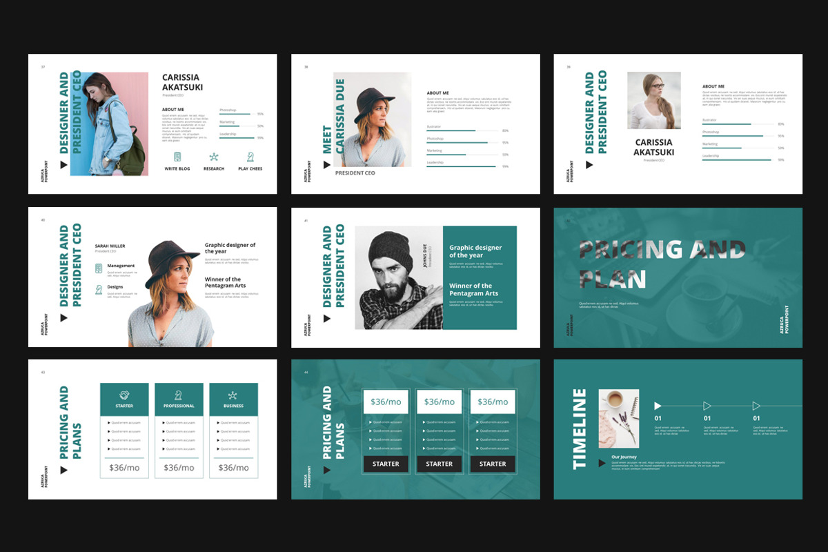 Azruca Powerpoint Templates, a Presentation Template by Azruca (Photo 6 of 11)
